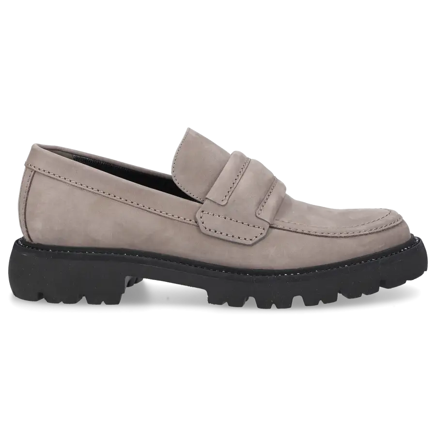 305 SOBE - Loafer FITCH Nubukleder - grau