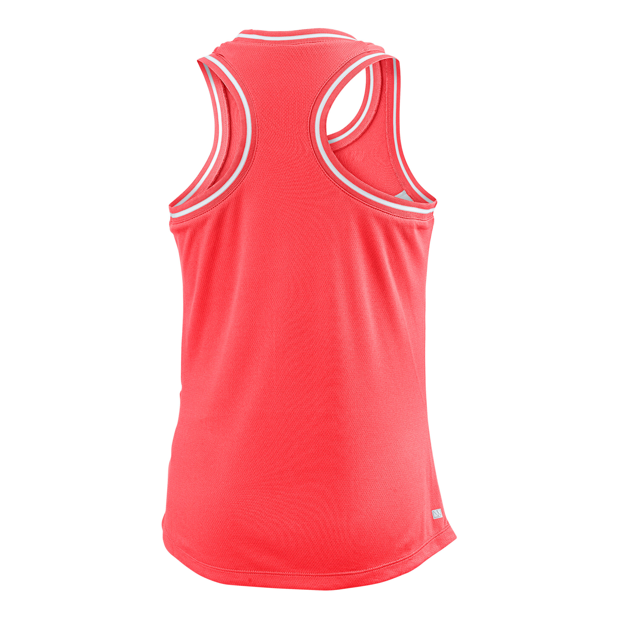 Team Tank-Top Mädchen - Koralle, Weiß