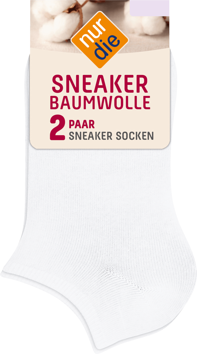 Sneaker weiß Gr. 39-42, 2 St