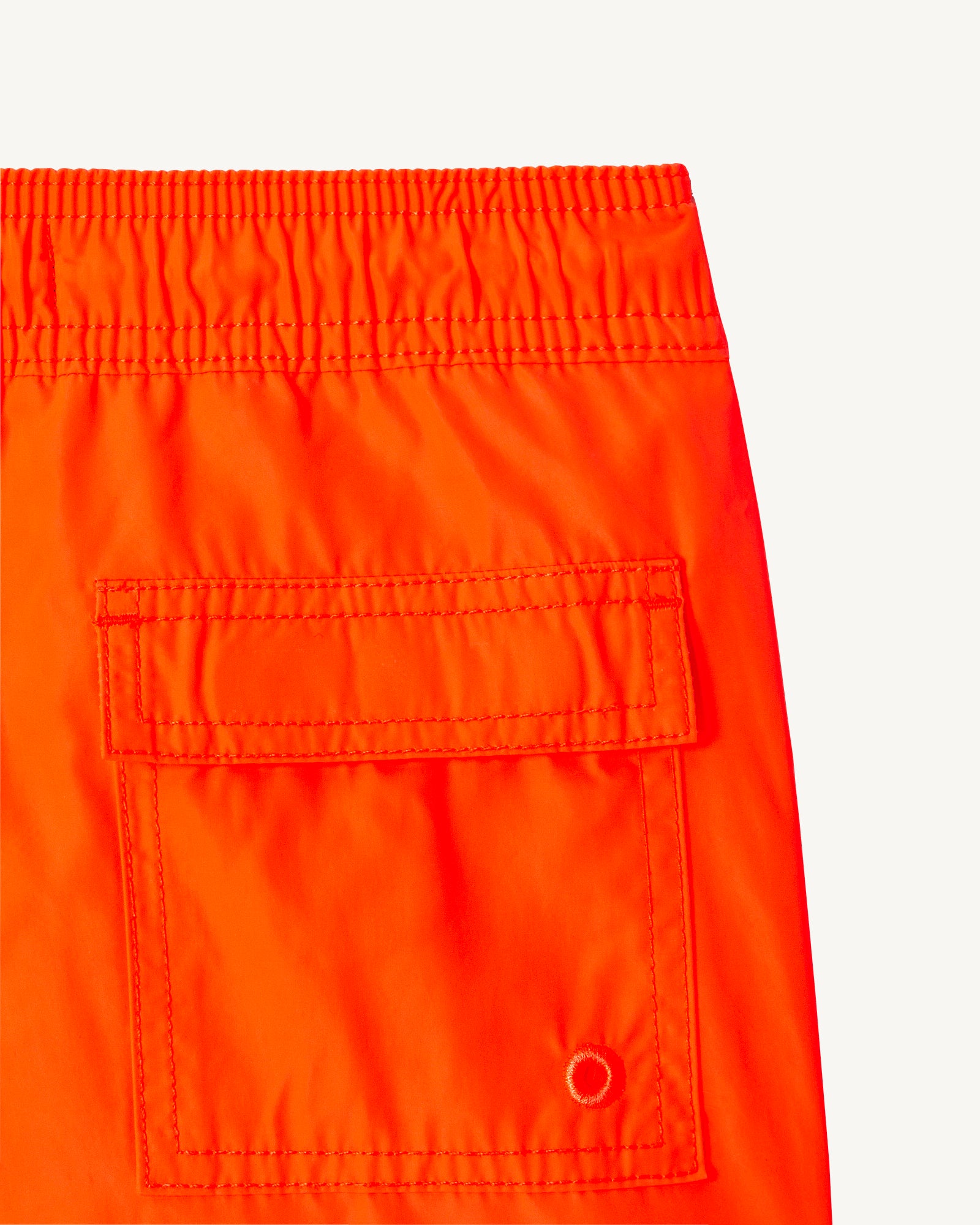 Short de bain Orange fluo enfant Cassis