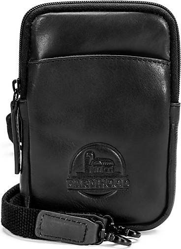FARMHOOD Memphis Handytasche Leder 12 cm