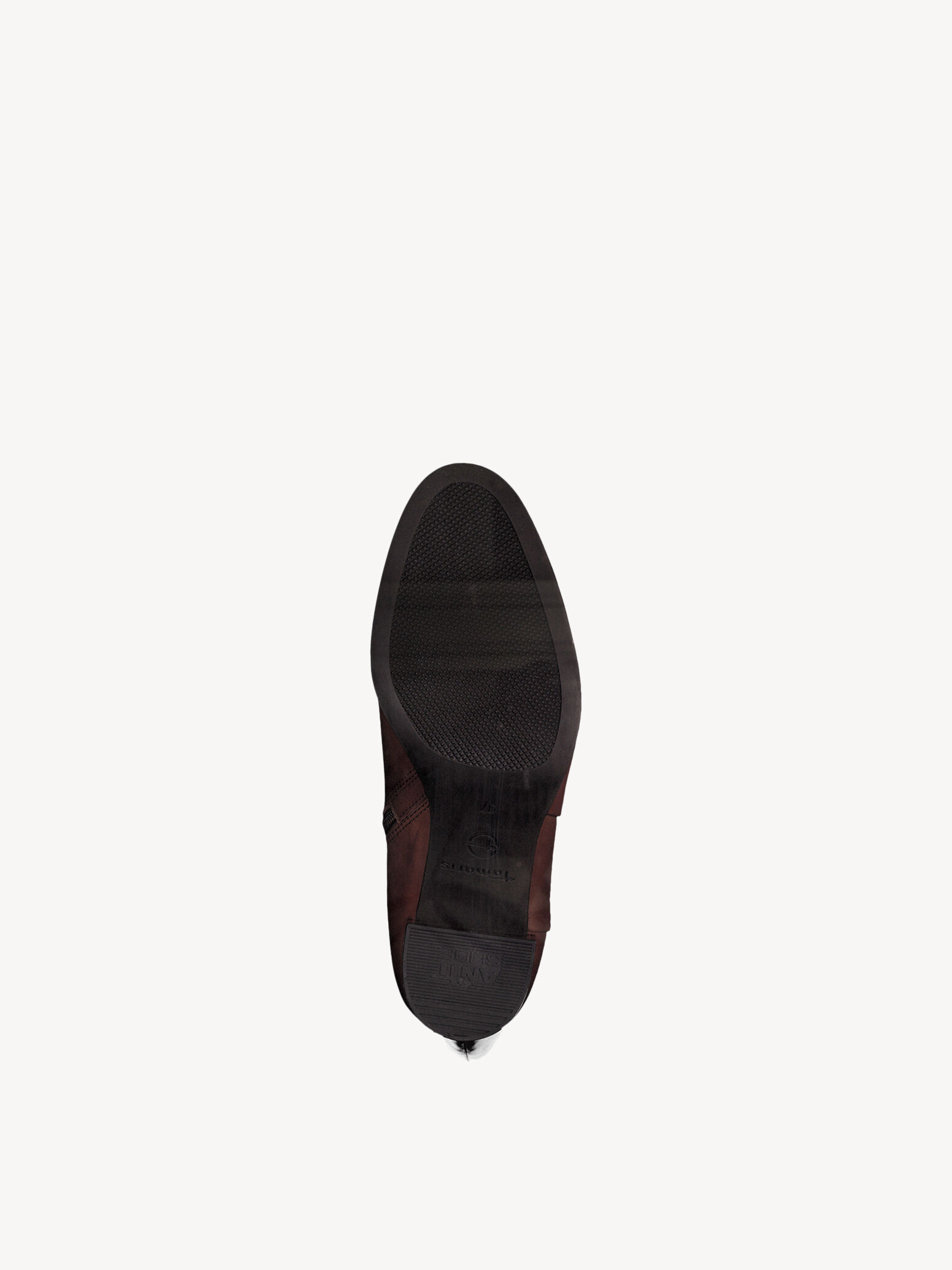 Bottine en cuir - marron