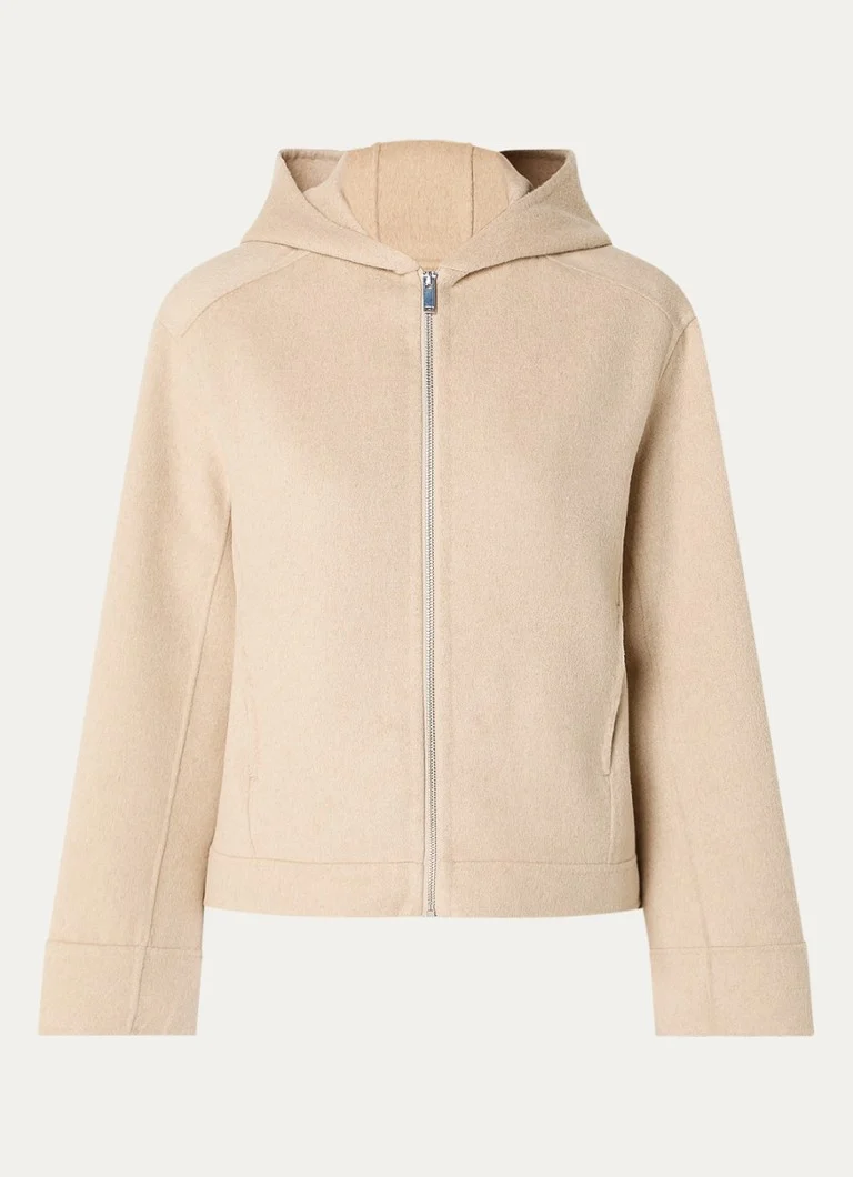 OPUS Jetty sweatshirt in wool blend with side pockets