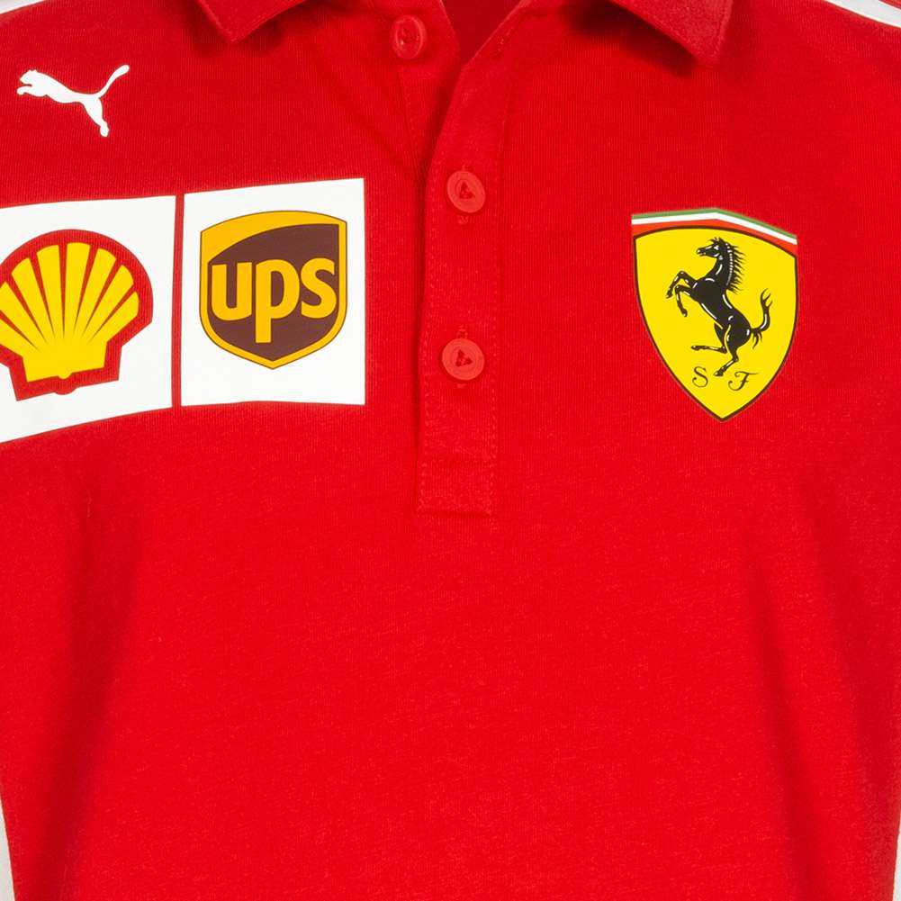 PUMA x Scuderia Ferrari Team Kinder Polo-Shirt 762368-01