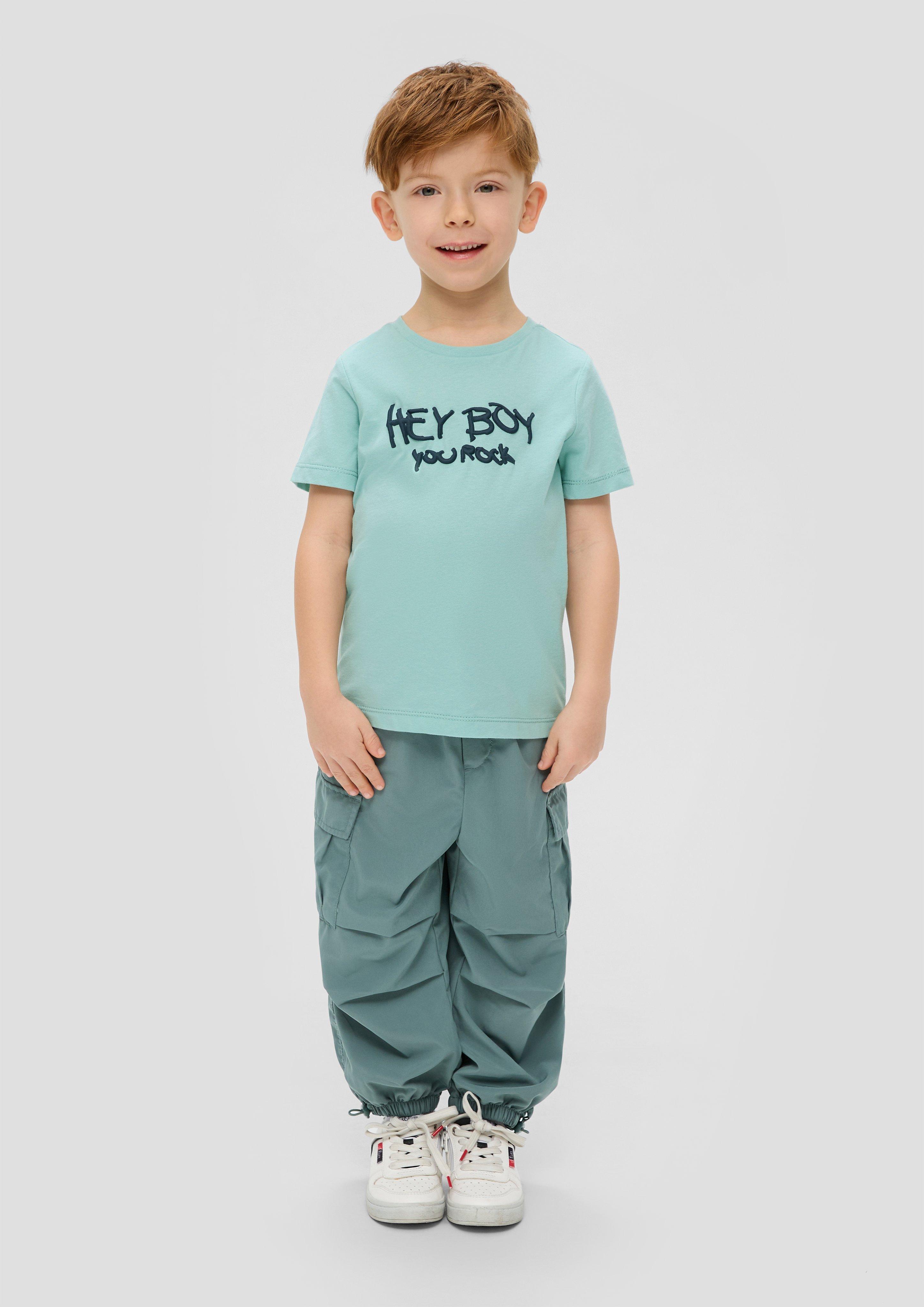 T-Shirt mit Relief-Print  2140407-6068