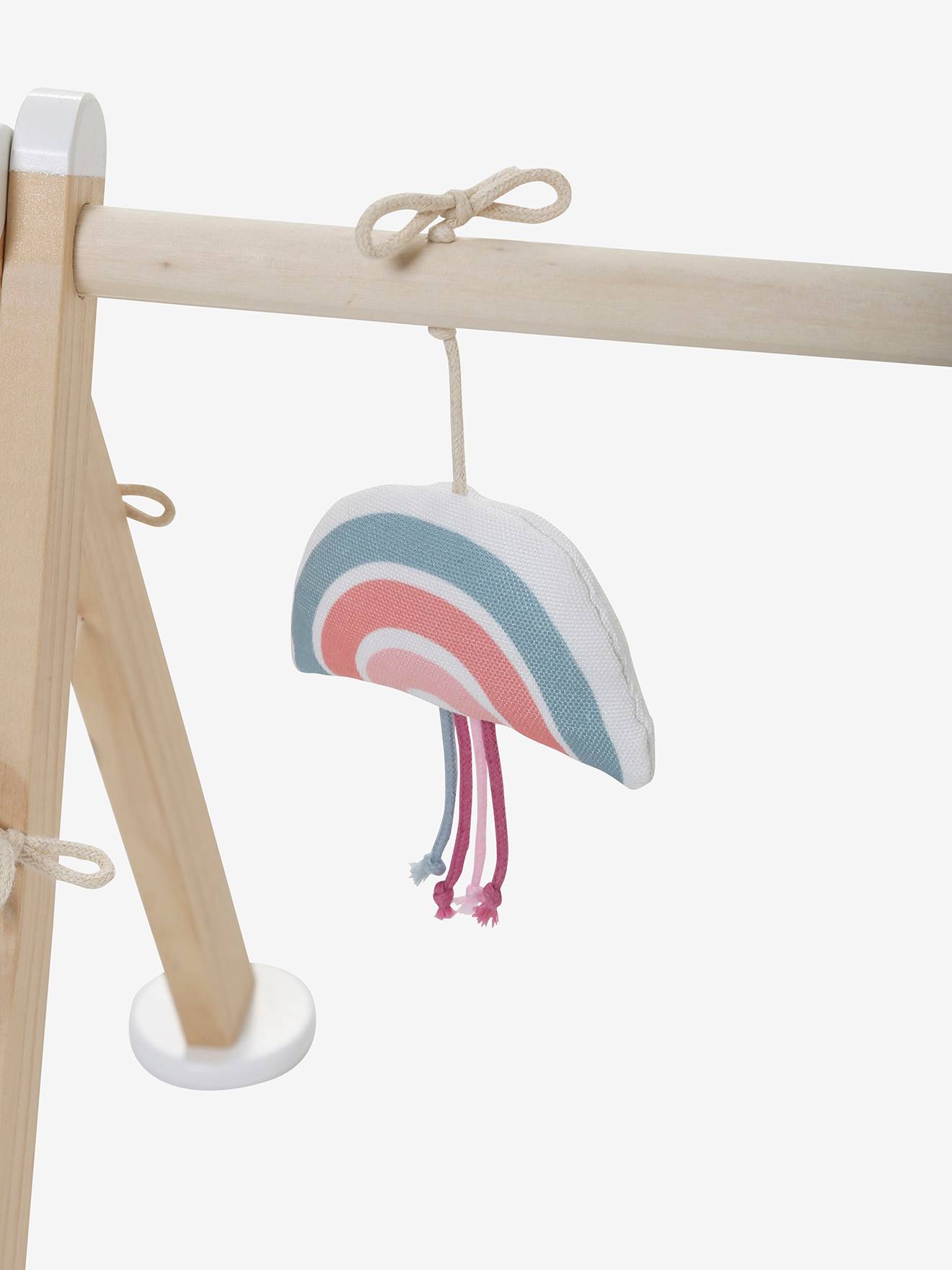 Vertbaudet Baby Spielbogen WOLKE UND STERNE, Holz FSC - rosa
