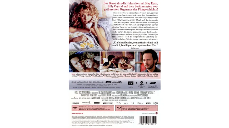 Harry und Sally - 2-Disc Limited Collector's Edition im Mediabook (UK Ultra HD) (+ Blu-ray)