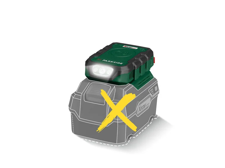 Adaptador de carregamento PARKSIDE® para bateria PWCA 20-Li A1, 20 V