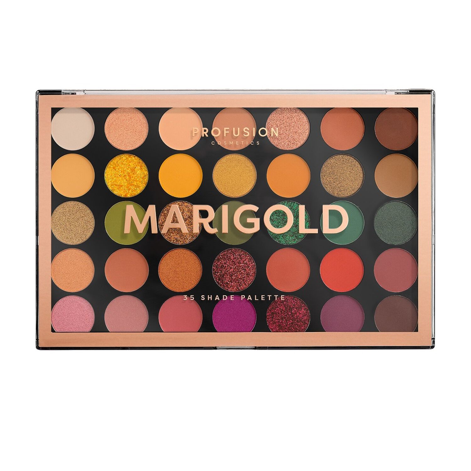 Profusion Cosmetics Palette Marigold Palette fards à paupières 35 teintes