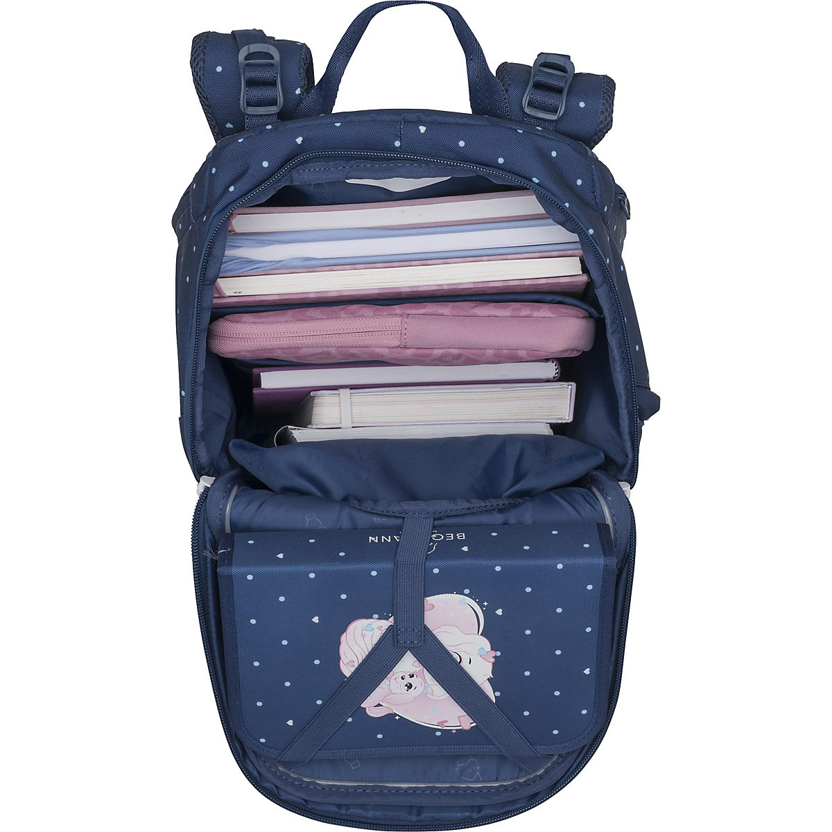 Schulrucksackset ACTIVE AIR FLX Pet Friends Blue, 6-tlg. (2023)
