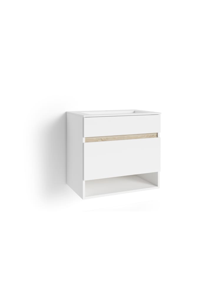 byLiving Waschtisch Marino in Weiß - (B) 60 x (H) 56 x (T) 40 cm günstig kaufen onesize