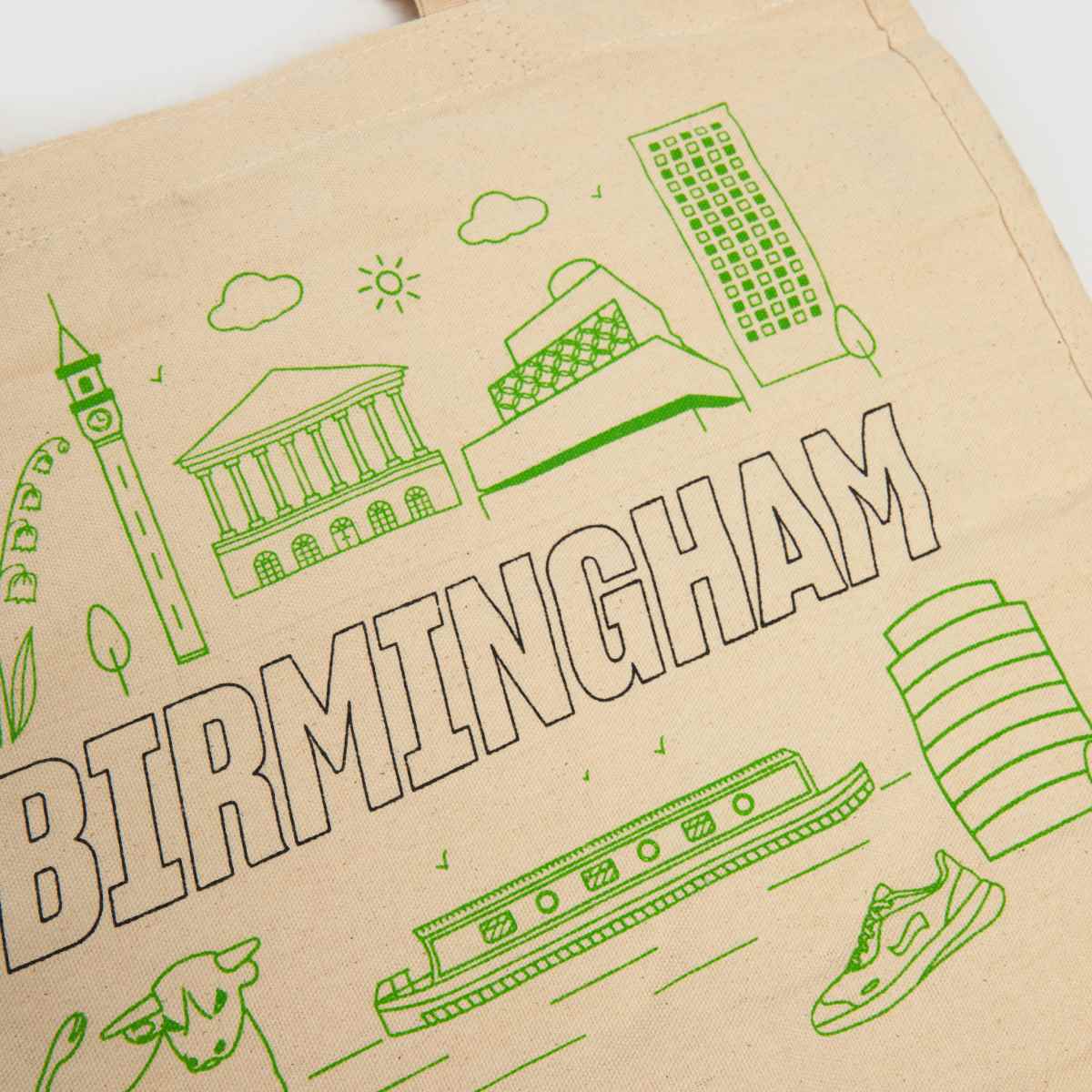 Schuh natúr birmingham vászon táska
