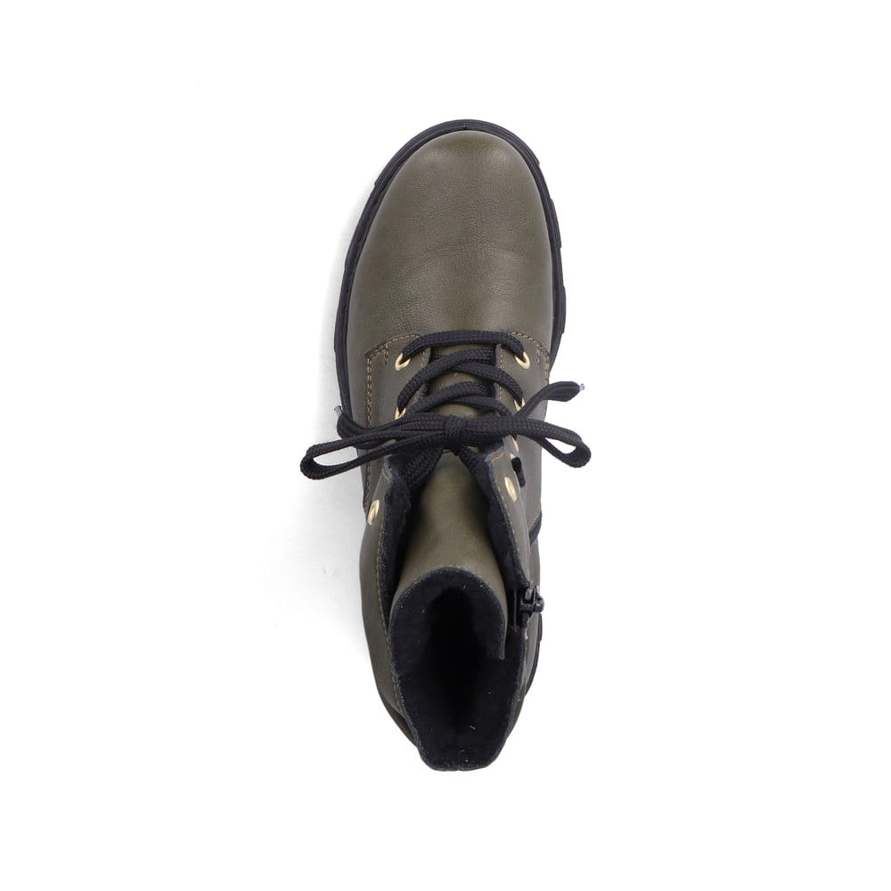 Rieker Damen Biker Boots khakigrün