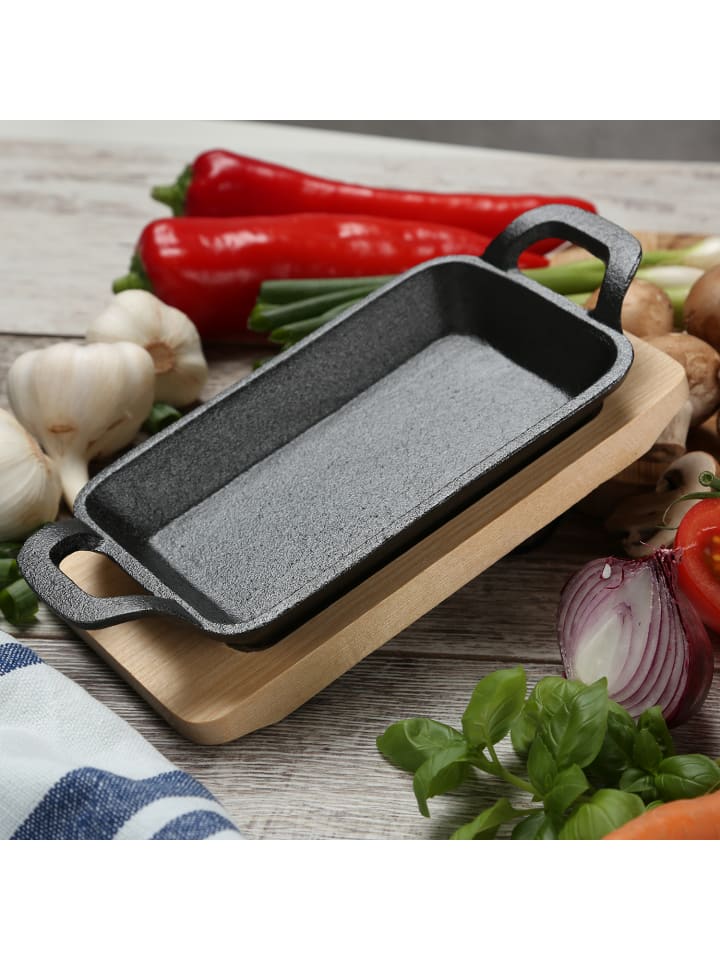 GAUMENKICK Servierpfanne Gusseisen in schwarz - L: 22,5cm günstig kaufen onesize
