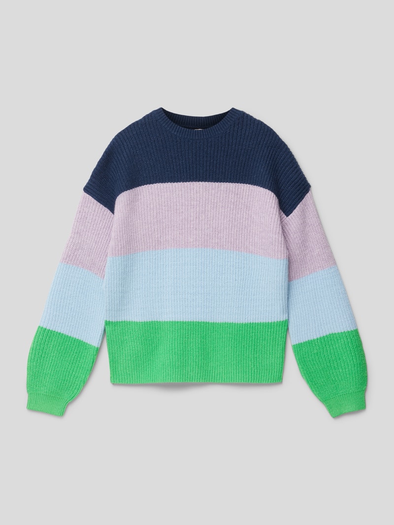Strickpullover aus Viskose-Mix Modell 'KONSANDY' in grün