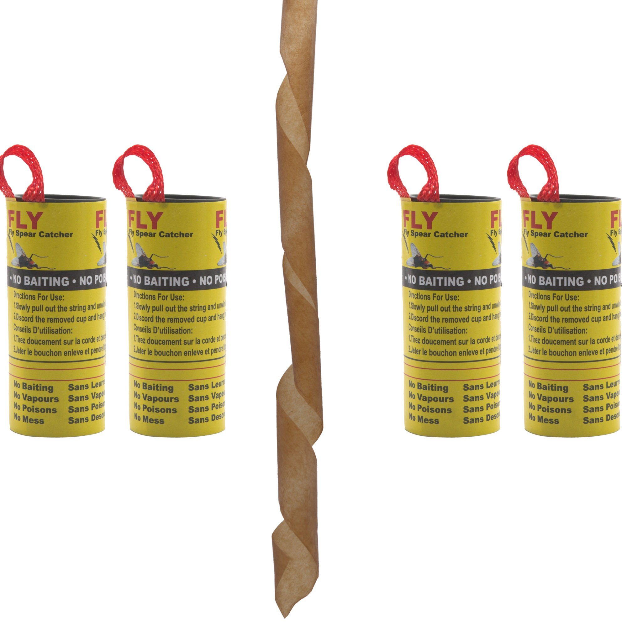 BENSON Insektenschutz-Vorhang 4-20 Fliegenfalle Insektenfalle Klebefalle, (4-St), Fliegenfänger, Leimfalle, Falle, Fliegen