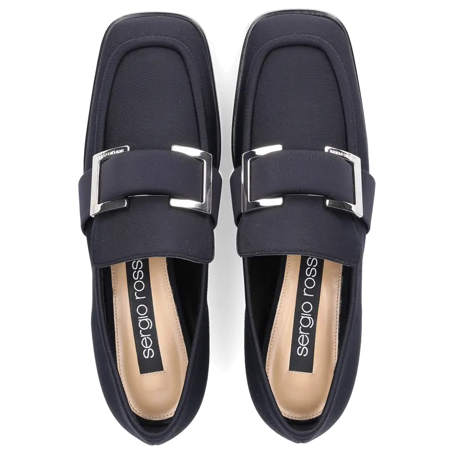 Sergio Rossi - Slipper SR PRINCE Polyamid Logo schwarz - schwarz