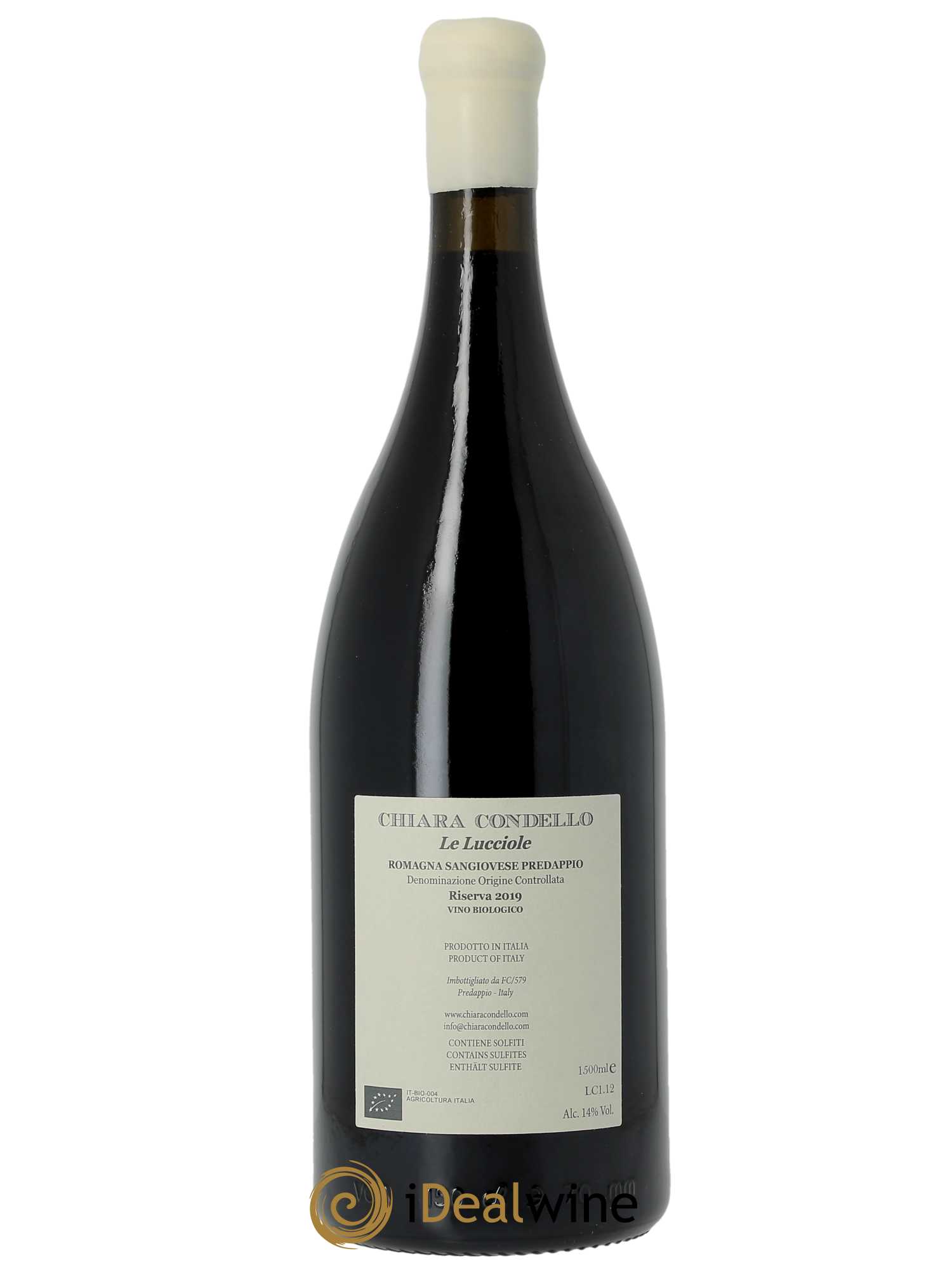 Sangiovese Di Romagna Predappio DOC Chiara Condello Le Lucciole  2019 - Lot de 1 Magnum