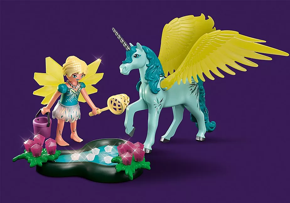 Crystal Fairy mit Einhorn