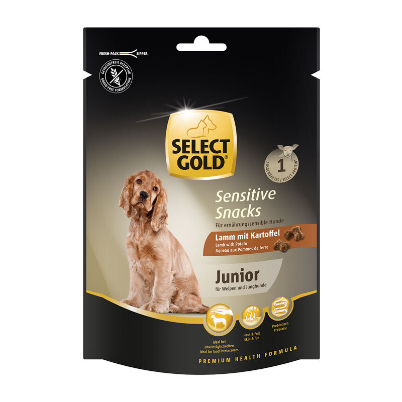 SELECT GOLD Snacks SELECT GOLD Sensitive Snacks Junior Lamm mit Kartoffel 160g