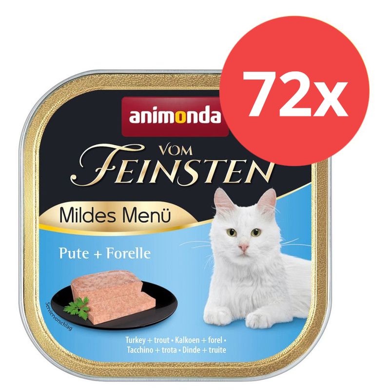 animonda vom Feinsten Mildes Menü Adult 72 x 100 g
