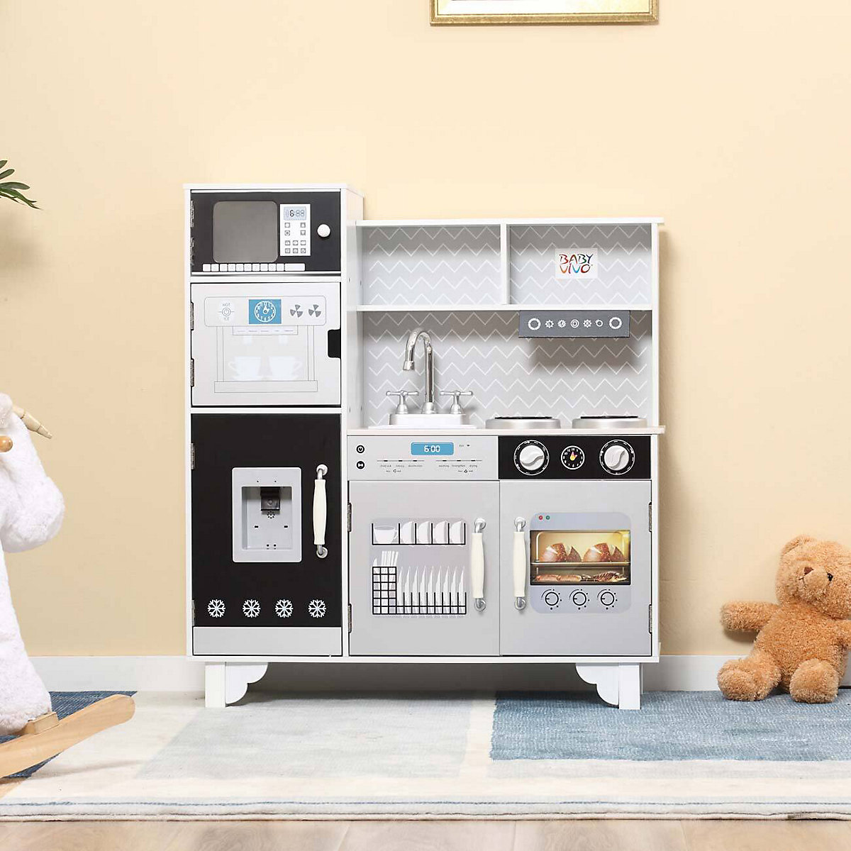 Kinderküche mit LED Wasserspender - Mattheo