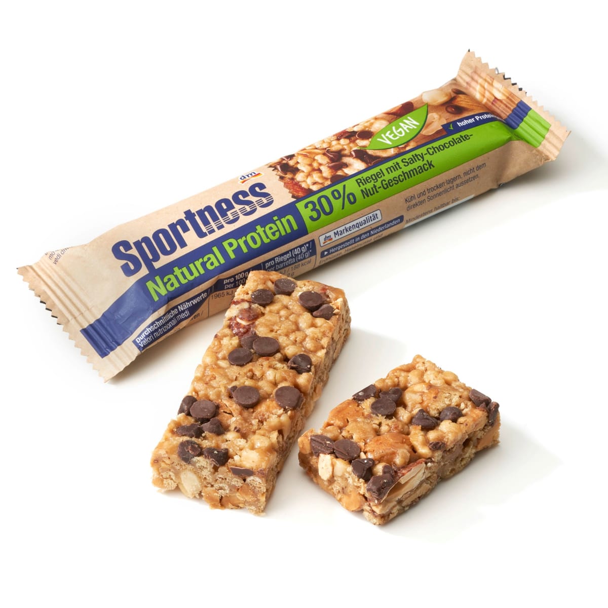 Proteinriegel 30% Natural Protein, Salty Chocolate Nut Geschmack, 40 g