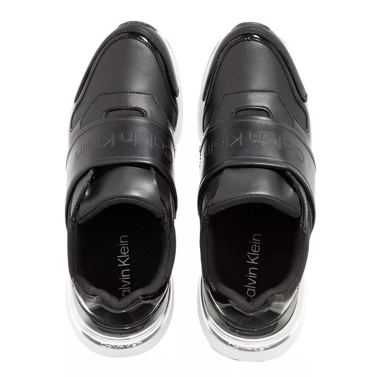 CALVIN KLEIN Freizeit Schnürer schwarz Low-Top Sneaker