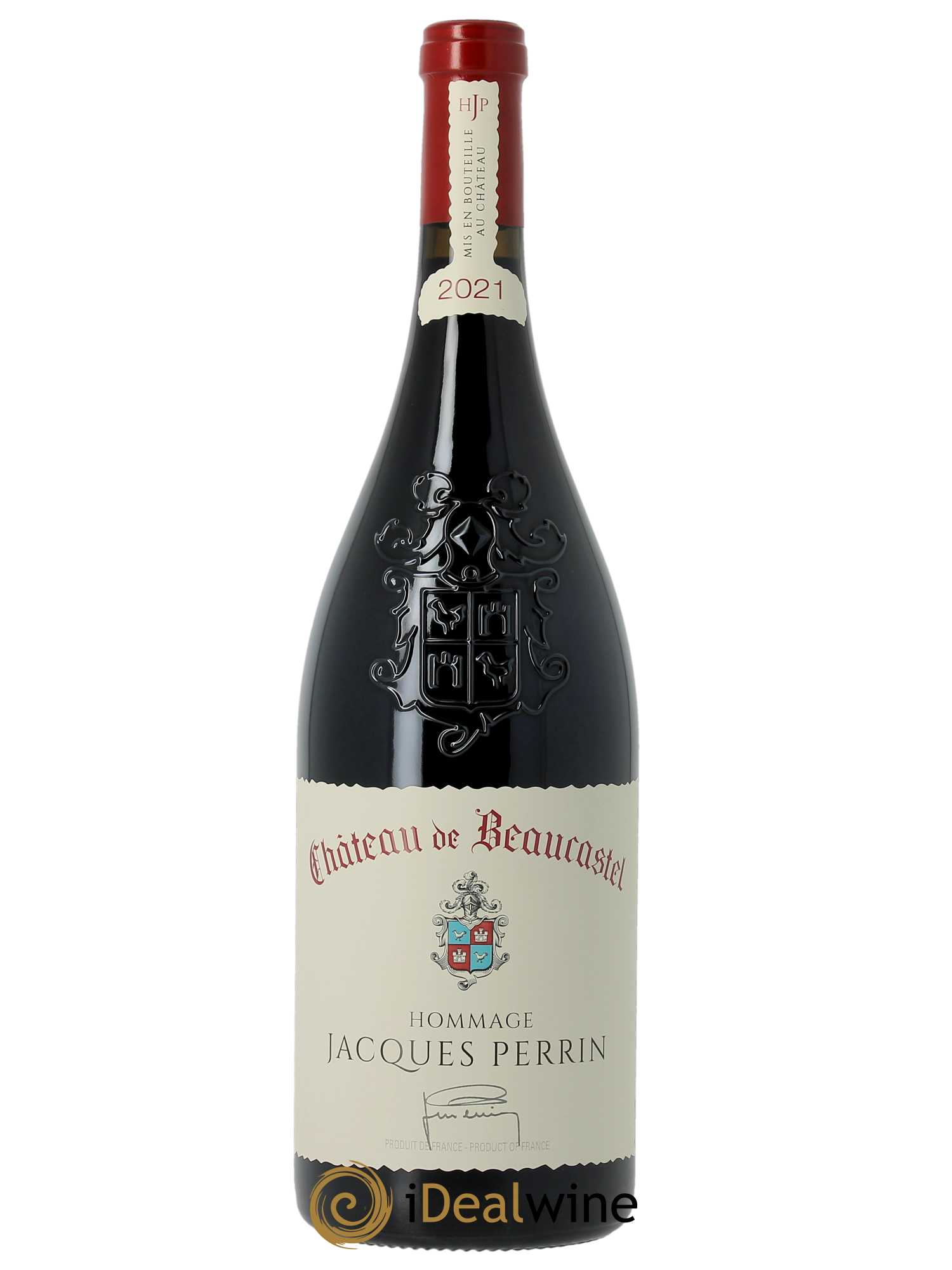 Châteauneuf-du-Pape Château de Château de Beaucastel Hommage à Jacques Perrin Famille Perrin  2021 - Lot de 1 Magnum