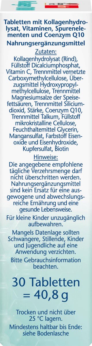 Kollagen 1000, Tabletten 30 St, 40,8 g