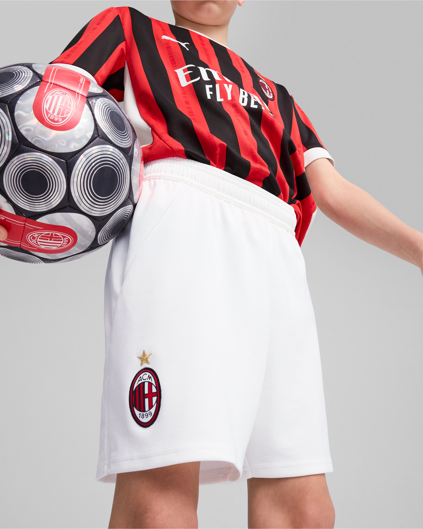 Futbalové šortky Puma AC Milan 24-25 Jr Home 775131-05