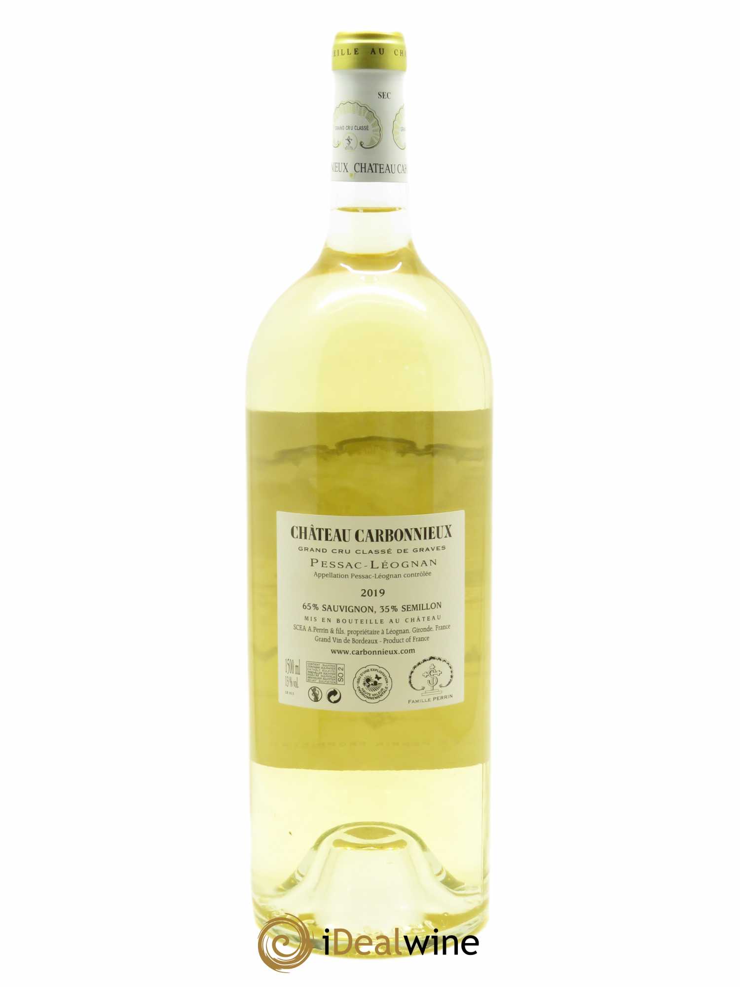 Château Carbonnieux Cru Classé de Graves (CBO à partir de 6 bts) 2019 - Lot de 1 Magnum