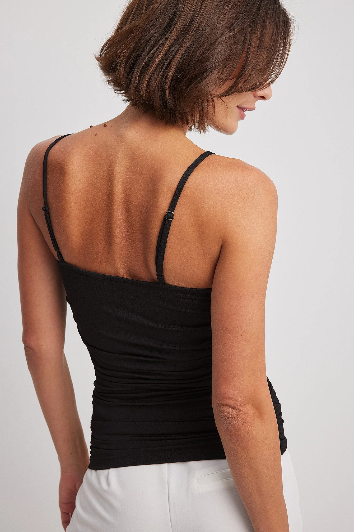 Gerafftes Jersey-Singlet