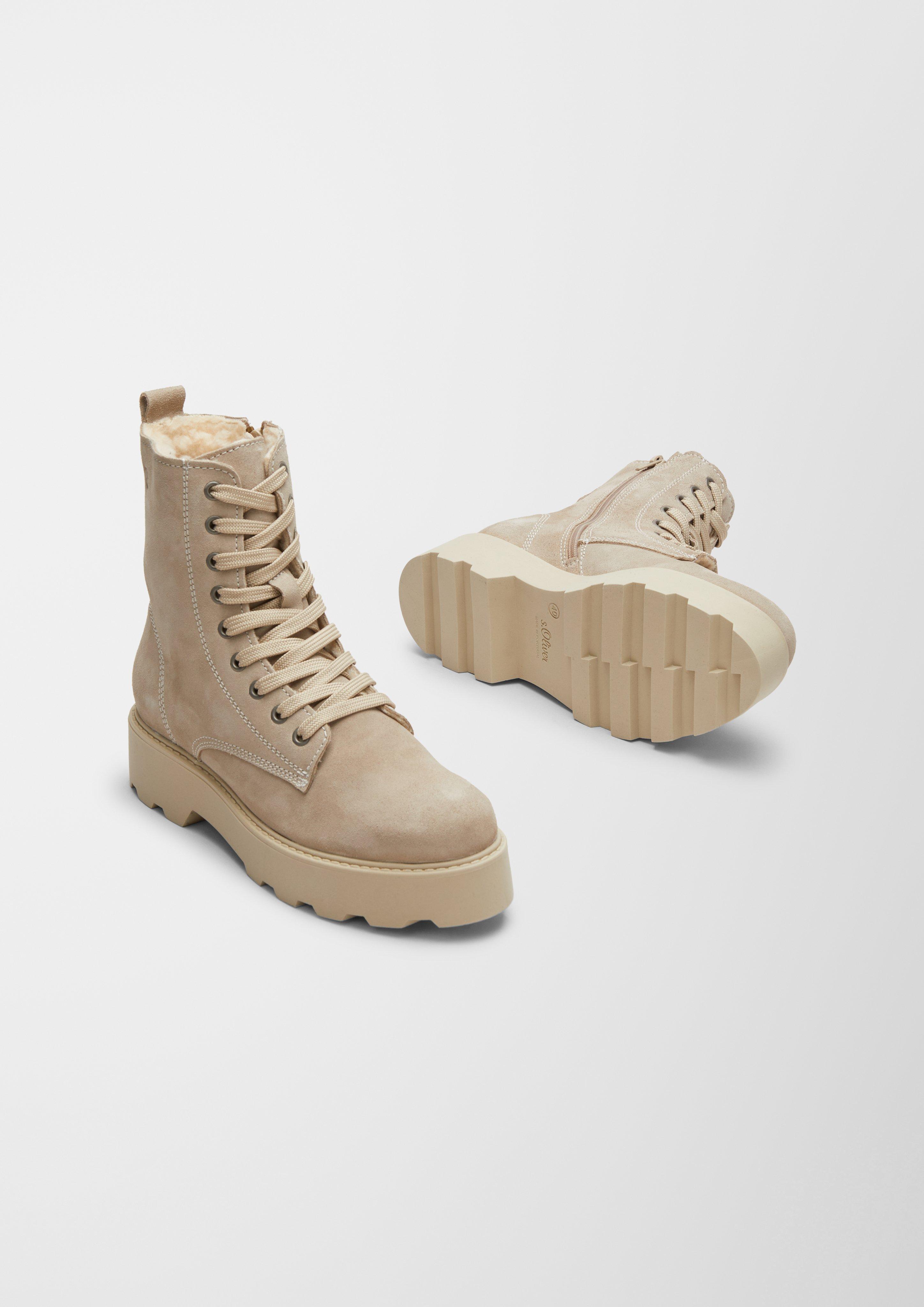 Lederstiefel mit Teddyfutter  6006656-400