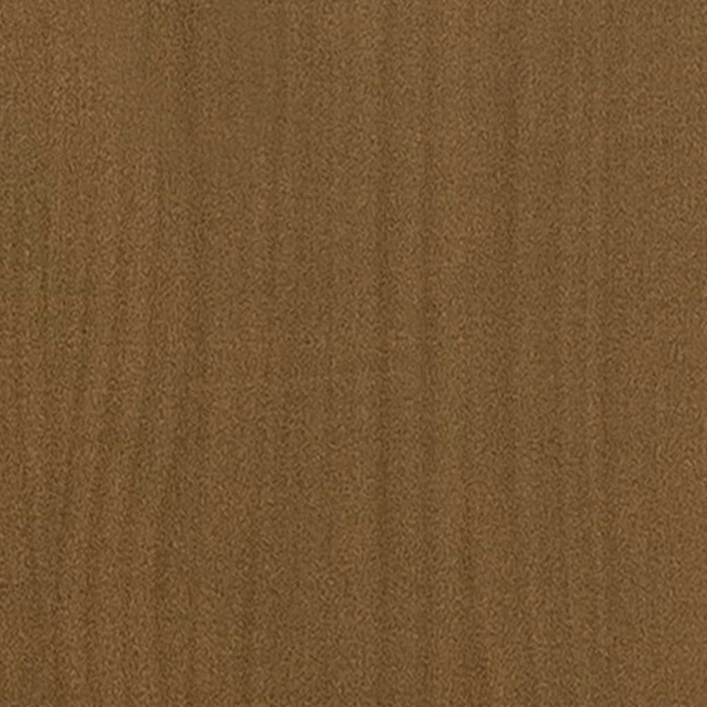 vidaXL Sideboard Beistellschrank Honigbraun 60x36x65 cm Massivholz Kiefer (1 St)