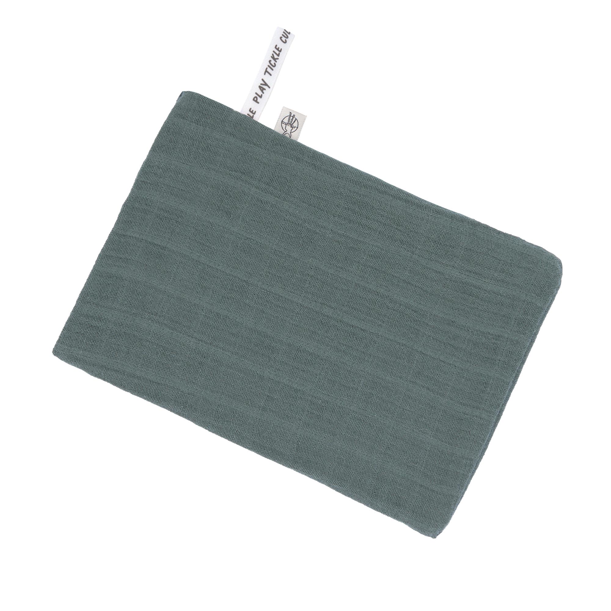 Mull Waschlappen Baby 3er Set, Petrolgrün