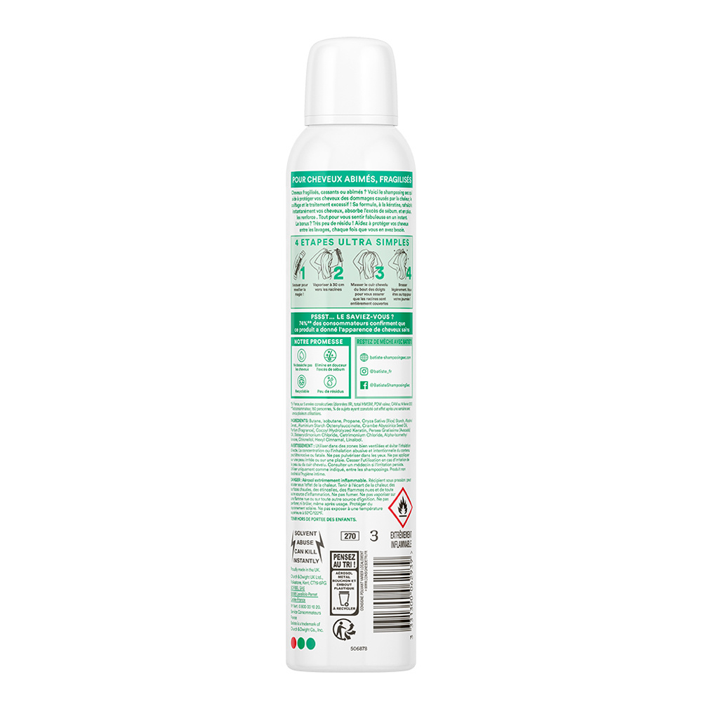 batiste Shampooing Sec & Soin Protège Shampooing sec
