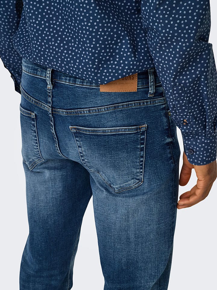 ONLY & SONS Jeans - Slim fit - in Blau günstig kaufen