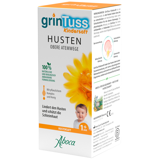 GRINTUSS Kindersaft mit Poliresin  128 g  Sirup