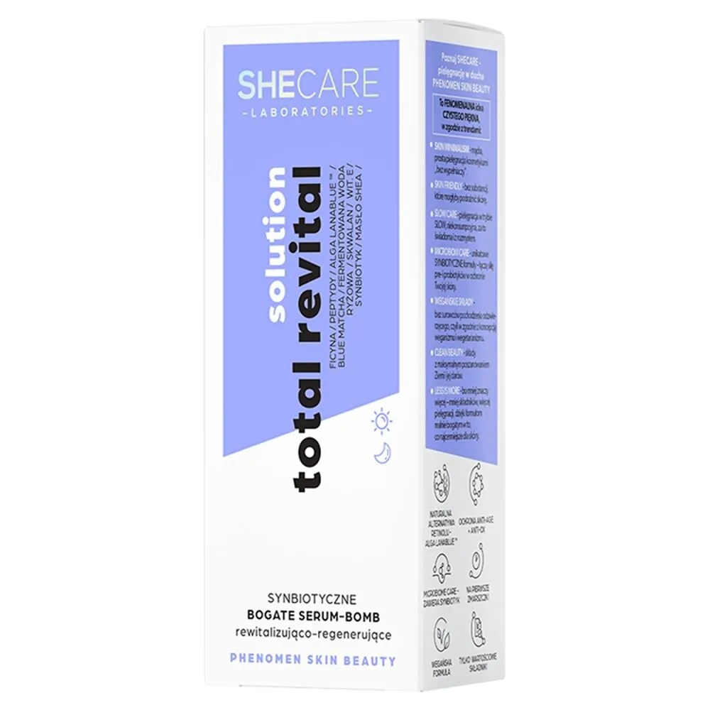 Shecare Total Revital Solution - Synbioticse Bogate serum-bomba 30ml