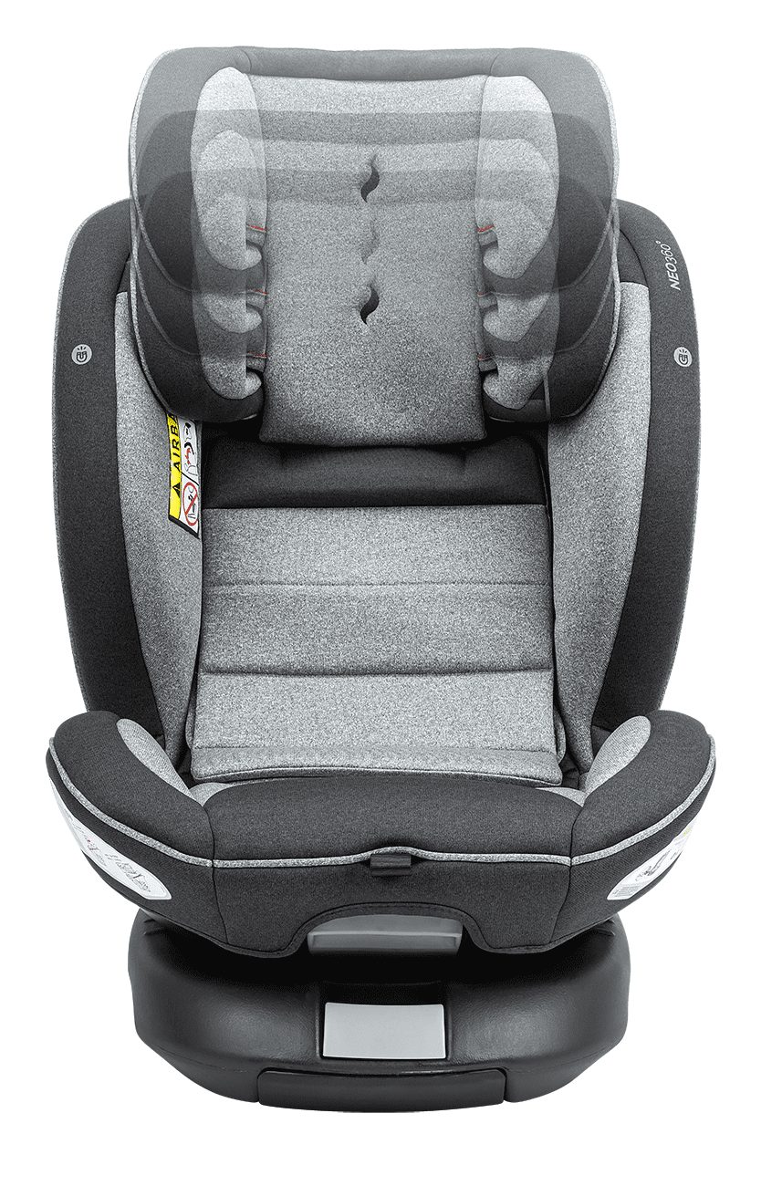 Osann Autokindersitz Neo360, ab: Geburt, bis: 12 Jahre, ab: 0 kg, bis: 36 kg, drehbarer Reboarder mit Isofix und Top-Tether - Gruppe 0+/1/2/3