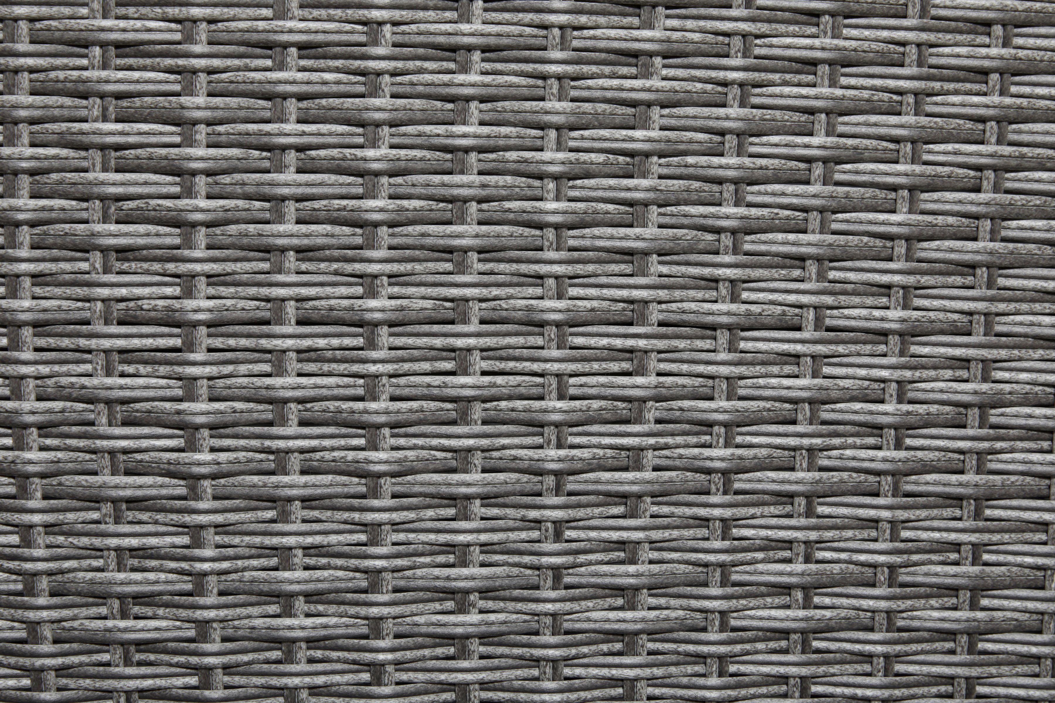 KONIFERA Garten-Essgruppe Brisbane, (13-tlg), 6 Sessel, Rückenlehne verstellbar, Tisch 92x192 cm, Alu/Polyrattan