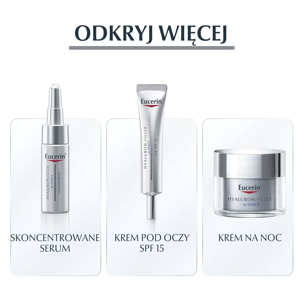 Eucerin Hyaluron Filler dnevna krema SPF 15 za suhu kožu