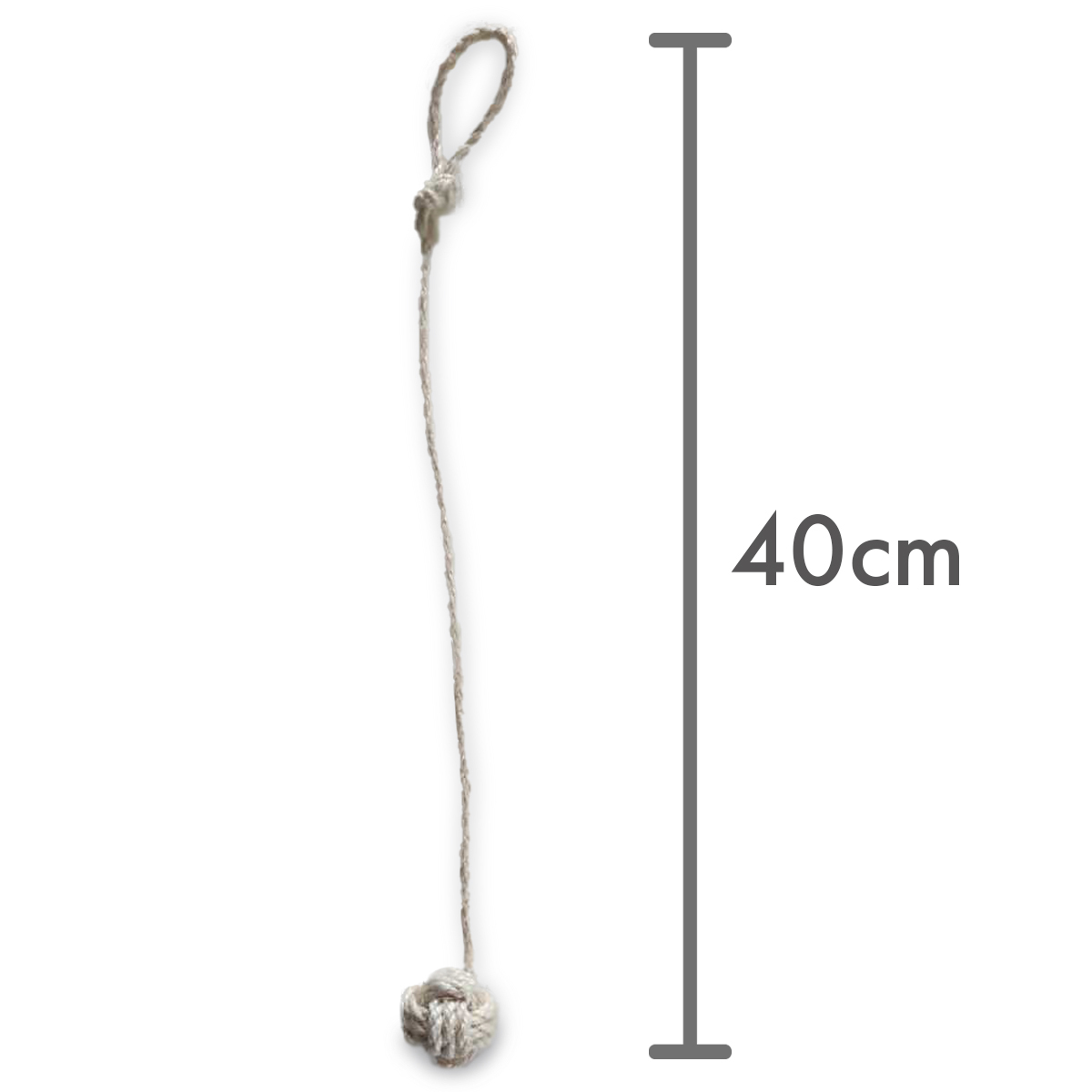 Kater Kasimir Spielmäuse & Bälle Kater Kasimir handgemachte Affenfaust aus reinem Sisal mit Glöckchen