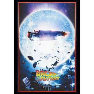Zurück in die Zukunft Kunstdruck DeLorean Limited Edition 42 x 30 cm