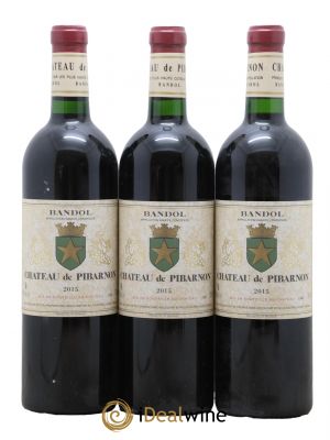 Bandol Château de Pibarnon Comte de Saint-Victor  2015 - Lot de 3 Bouteilles