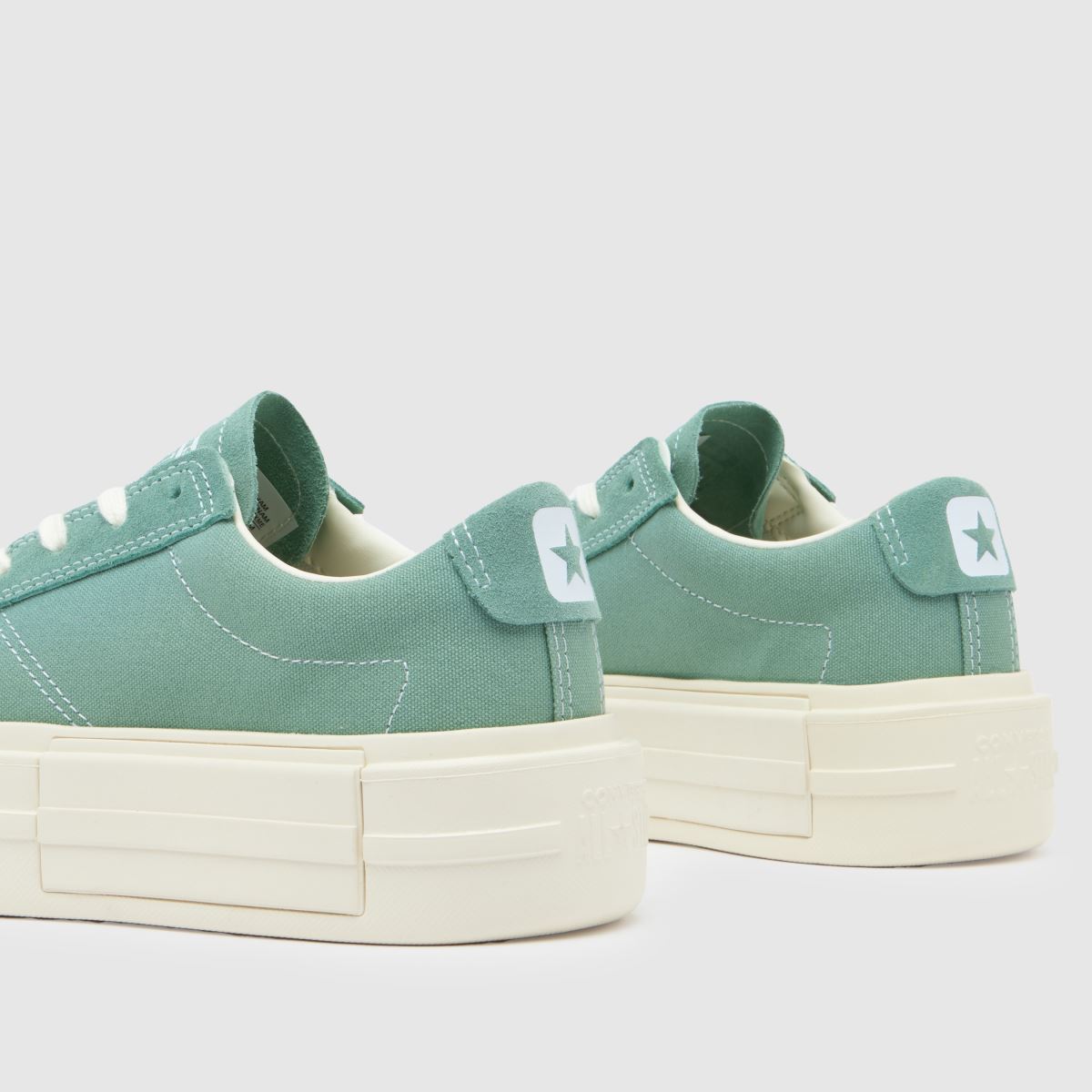 Converse – All Star Cruise – Gröna sneakers med lädermotiv