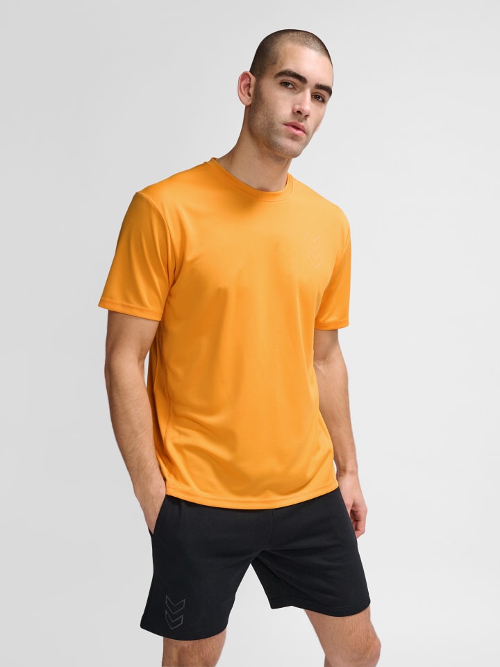 Hummel Hummel T-Shirt Hmlactive Herren in BLAZING ORANGE günstig kaufen