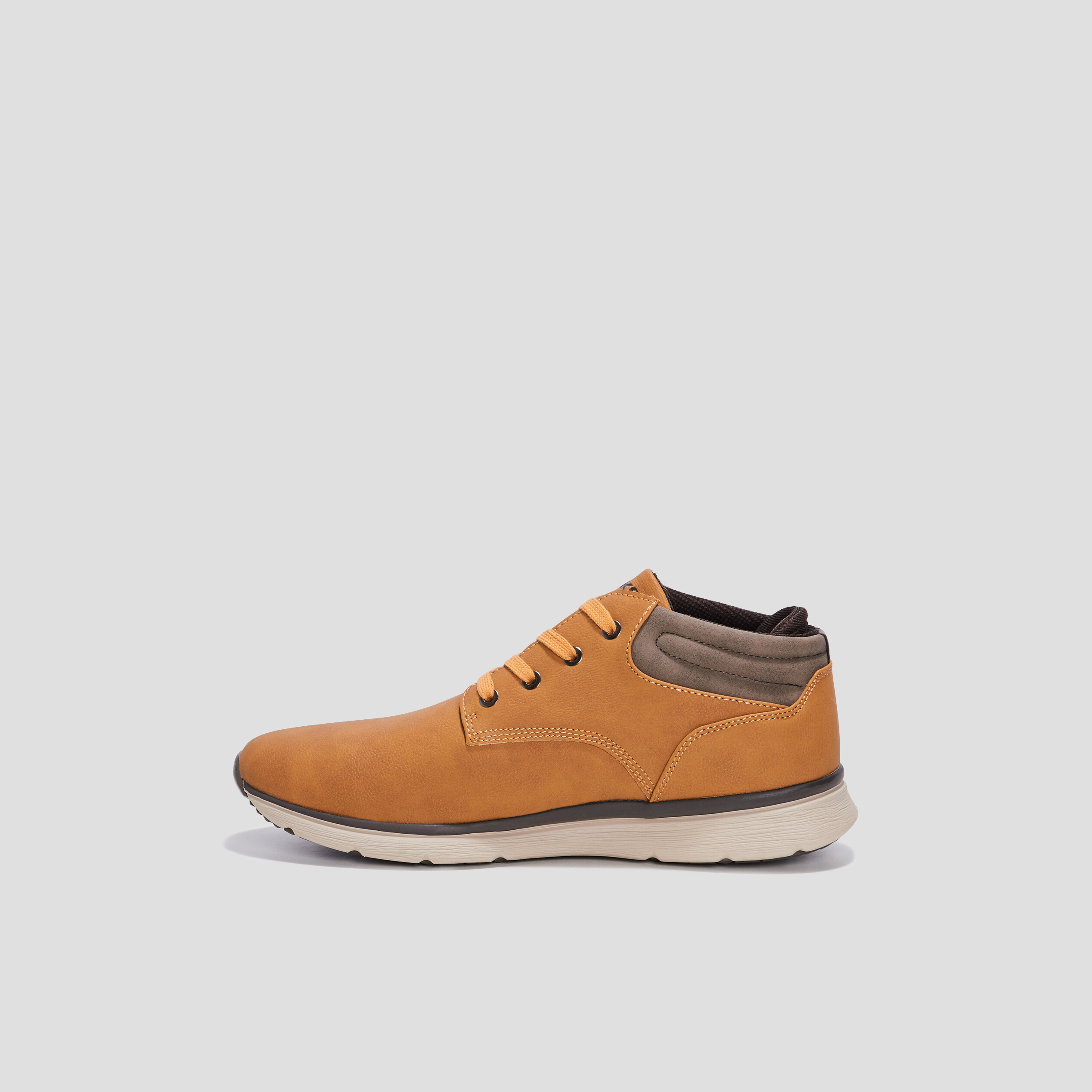 Bottines plates Creeks jaune homme | La Halle