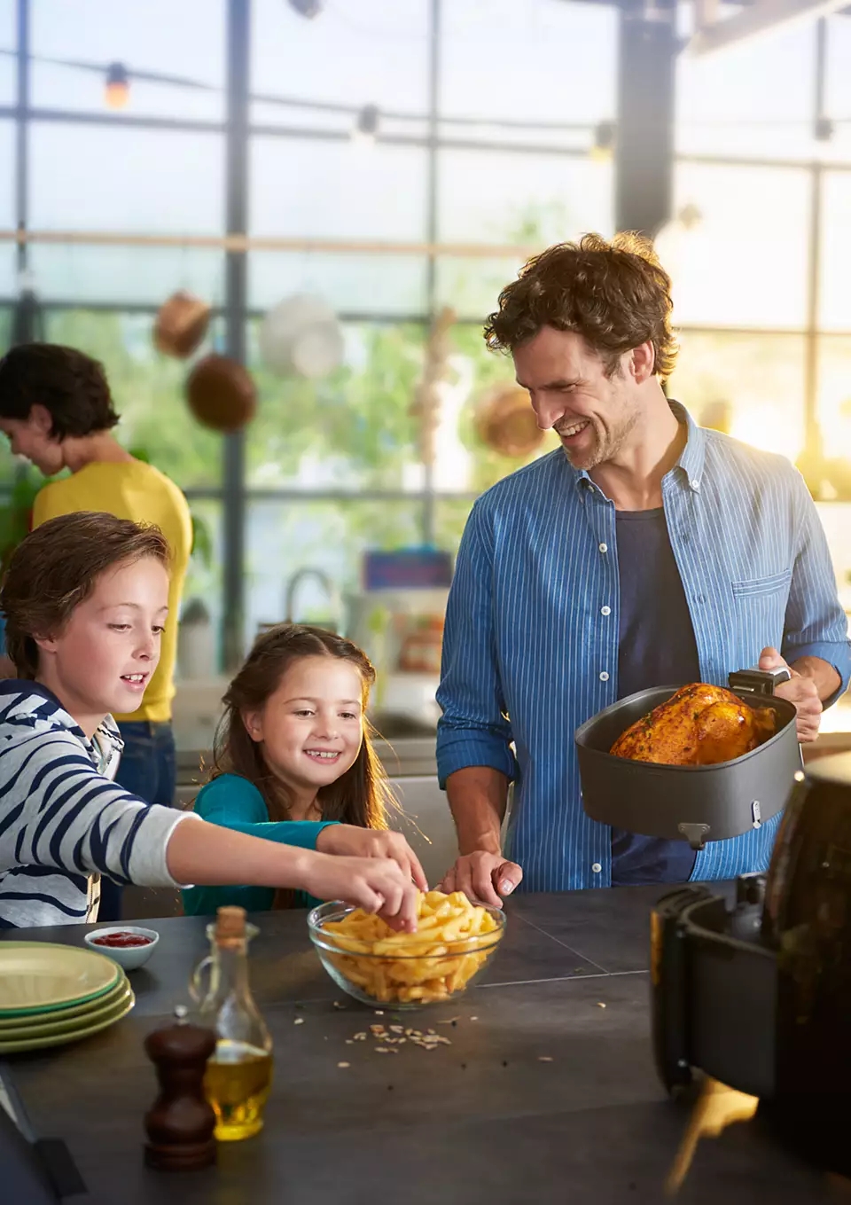 Premium Airfryer XXL with Fat Removal Technology